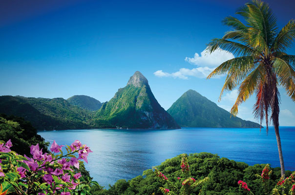 St Lucia Two Pitons